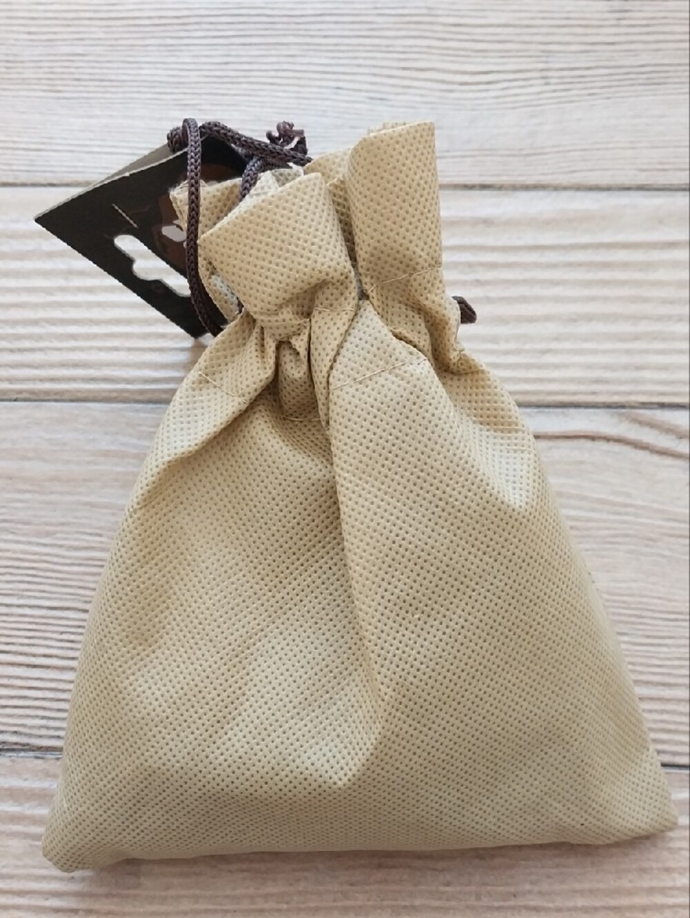 Novelty Fake Poo In Drawstring Pouch - Picture 2 of 3
